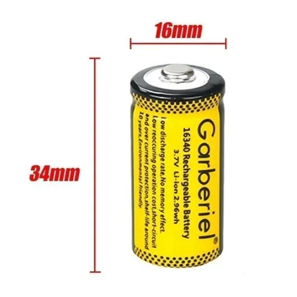 NEW 16 x Rechargeable CR123A Batteries & Charger For Arlo Security Cameras 16340